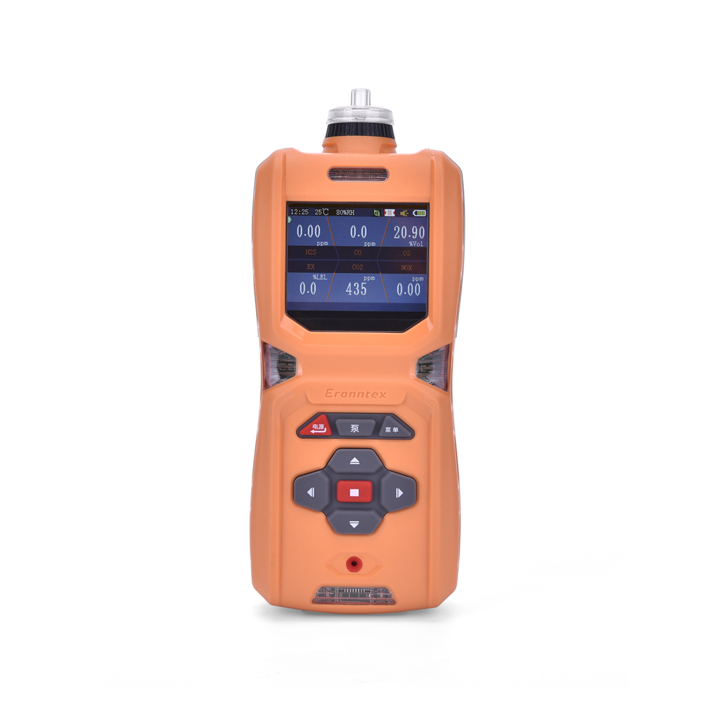 What are the possible reasons why the gas detector displays abnormal data?