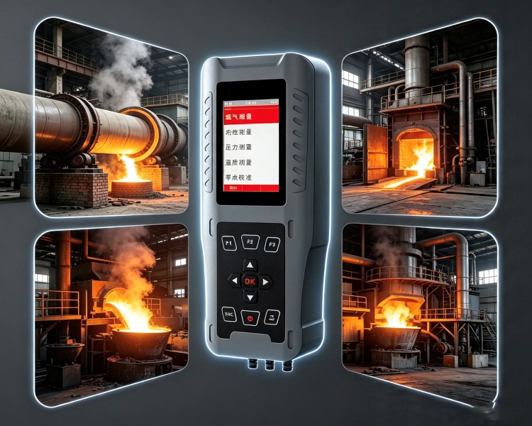 Intelligent Portable Flue Gas Analyzer: Performance in Kiln and Heat Treatment Applications