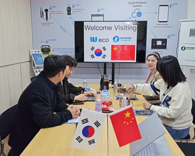 South Korean Clients Visit Zetron to Discuss Gas Safety Solutions & Ozone Analyzer Projects！