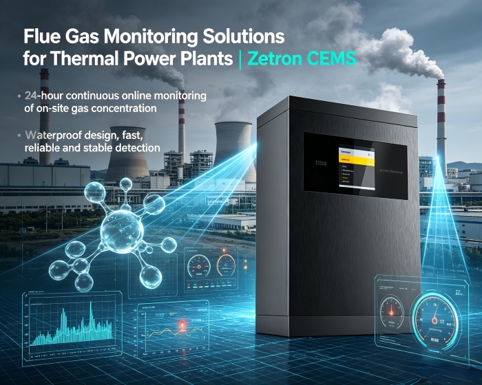 Flue Gas Monitoring Solutions for Thermal Power Plants | Zetron CEMS from Process Monitoring to End-of-Pipe Emission Compliance