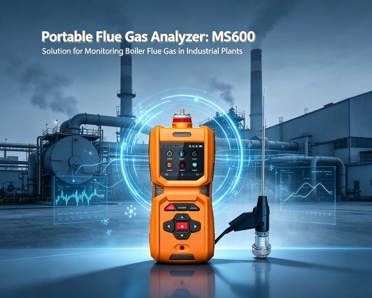 Solution for Monitoring Boiler Flue Gas in Industrial Plants | MS600-FG | CO and O₂ Dual-Data-Driven Combustion Optimization